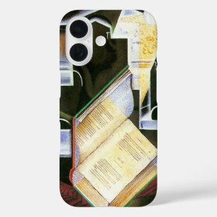 Book, Pipe and Glasses, Juan Gris, Vintage Cubism iPhone 16 Case