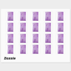 book promo square sticker