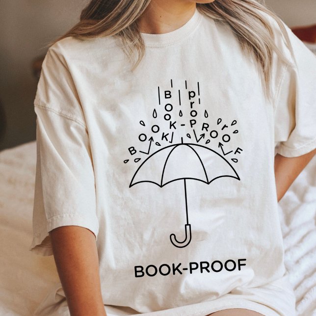 Book Proof Umbrella Reading Design Tri-Blend Shirt (Creator Uploaded)