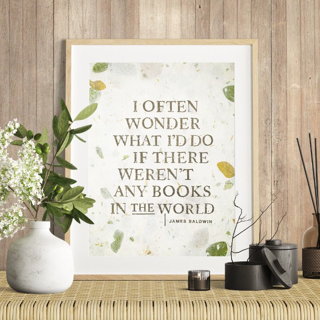 Book Quote by James Baldwin Poster (Creator Uploaded)