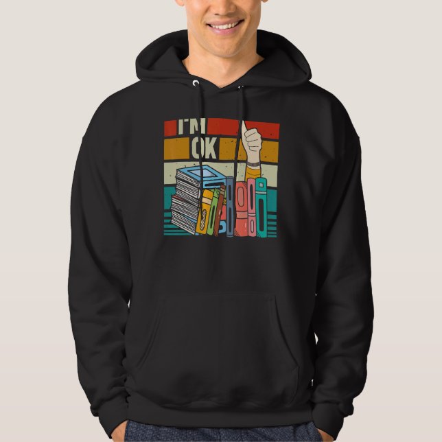 Book   Reader  Bookworm Hoodie (Front)