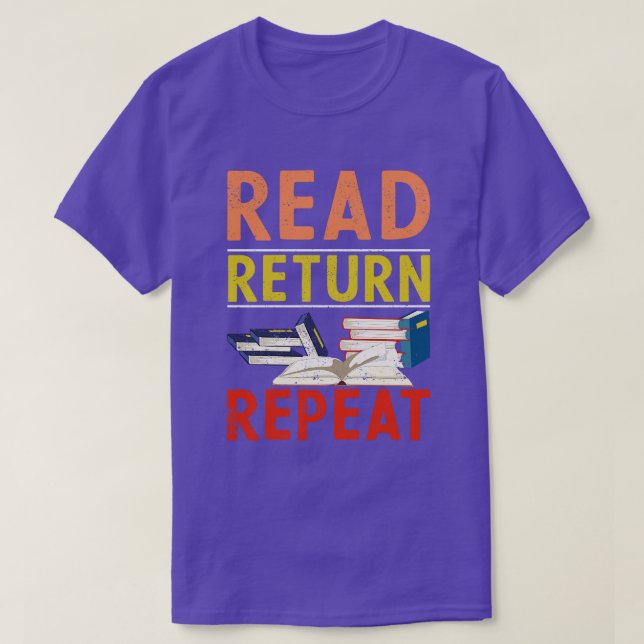 Book Reader Bookworm Reading Literature Funny Libr T-Shirt (Design Front)