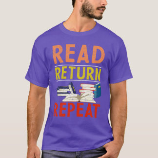 Book Reader Bookworm Reading Literature Funny Libr T-Shirt