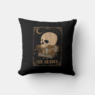 Book Reader Card Pagan Goblincore Goth Occult Book Cushion