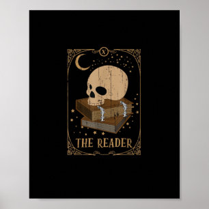 Book Reader Card Pagan Goblincore Goth Occult Book Poster