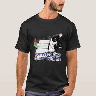 Book Reader Cat T-Shirt