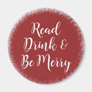 Book Reader Elegant Festive Magnet