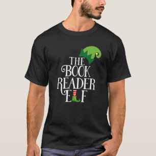 Book Reader Elf Matching Family Group Christmas Pa T-Shirt