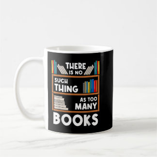 Book Reader Reading Lover Librarian Bookshelf  Coffee Mug