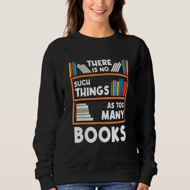Book Reader Reading Sweatshirt (Front)