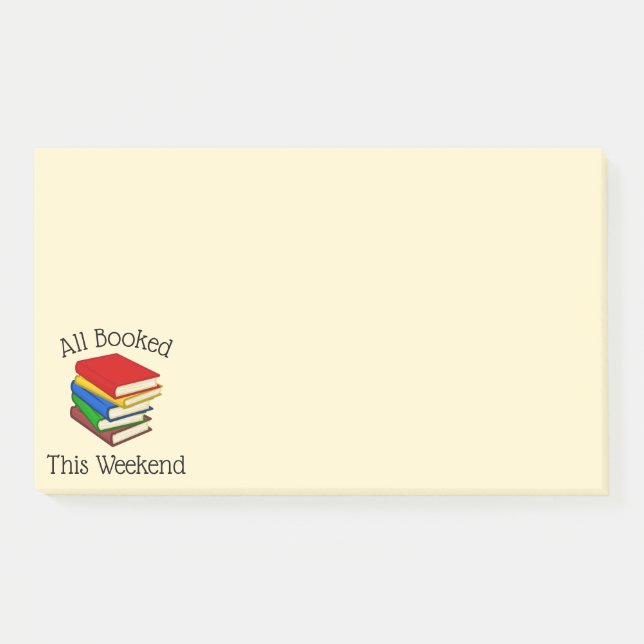 Book Reading Love Post-it Notes (Front)