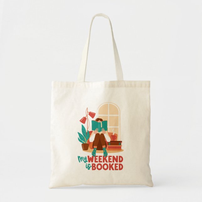 Book Reading Lovers Weekend  Tote Bag (Front)