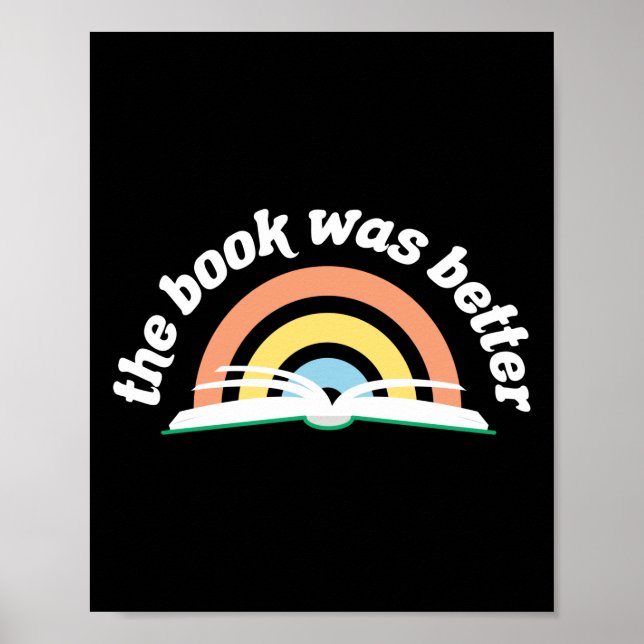 Book Reading The Book Was Better Poster (Front)