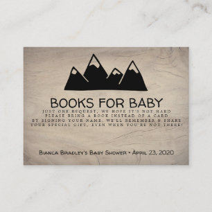 Book Request Adventure Awaits Mountain Enclosure Card