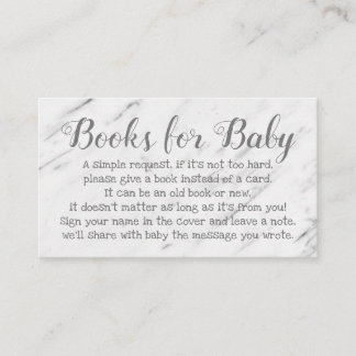 Book Request for Baby Shower Cute Poem Invitation