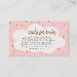 Book Request for Girl's Baby Shower Invitation