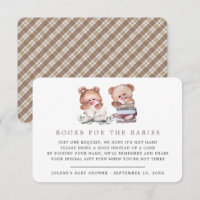 Book Request | Teddy Bear Twins Baby Shower