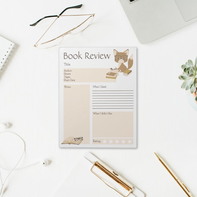 Book Review Reading Fox Notepad (Reading Collection Notepad Fox)