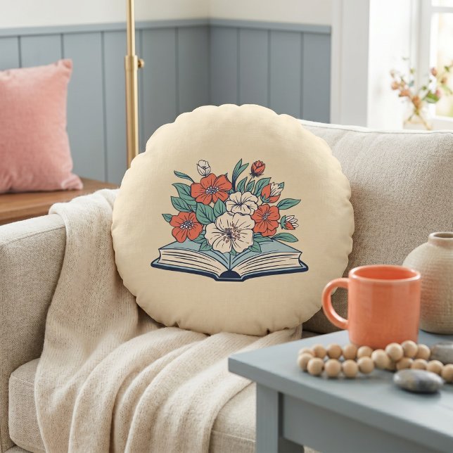 Book Round Pillow (Creator Uploaded)