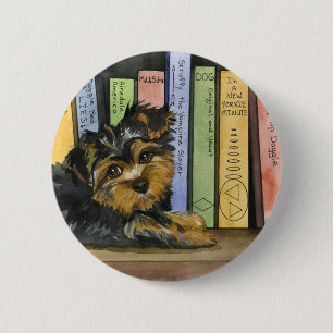 Book Shelf Cutie 6 Cm Round Badge