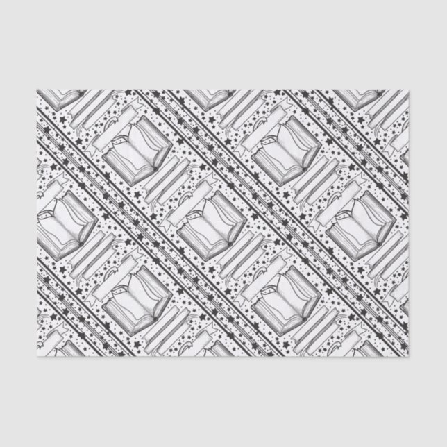 Book Simple Yet Powerful Seamless Pattern Tissue Paper (Front)