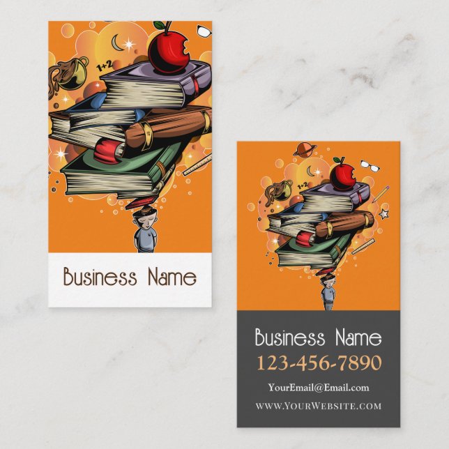 Book Smart Business Card (Front/Back)