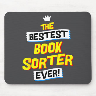 Book Sorter, Funny Job Occupation  Mouse Pad