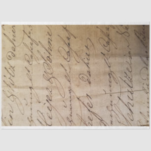 Book Spine Sript Decoupage Paper