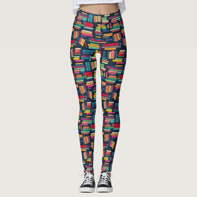 Book Stacks Leggings (Front)