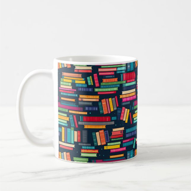 Book Stacks Mug (Left)
