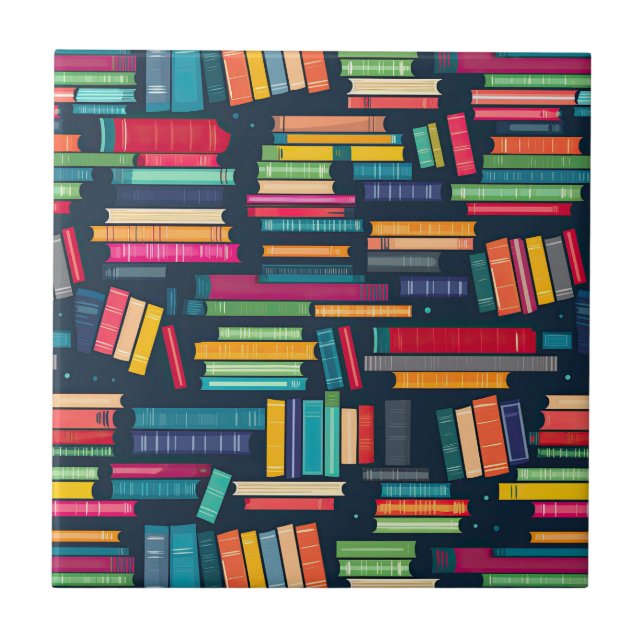 Book Stacks Tile (Front)