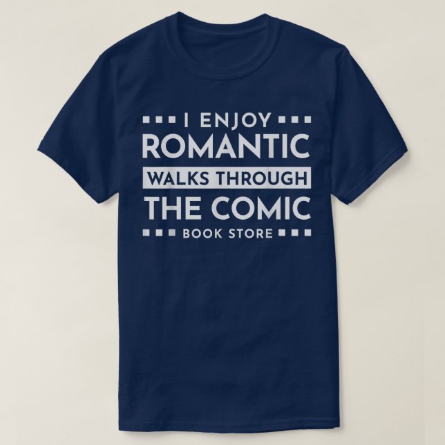 Book Stuff Book Lovers Comic Book T-Shirt (Design Front)
