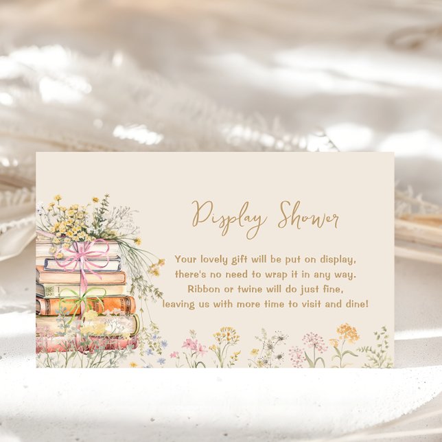 Book Theme Display Shower Card (Creator Uploaded)
