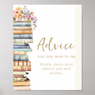 Book Themed Advice Poster