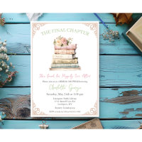Book Themed Bridal Shower Invitation