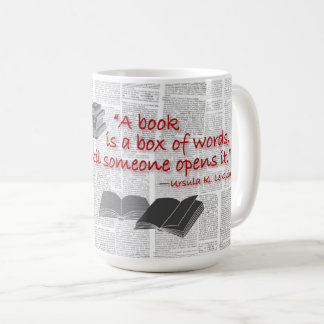 book themed mug
