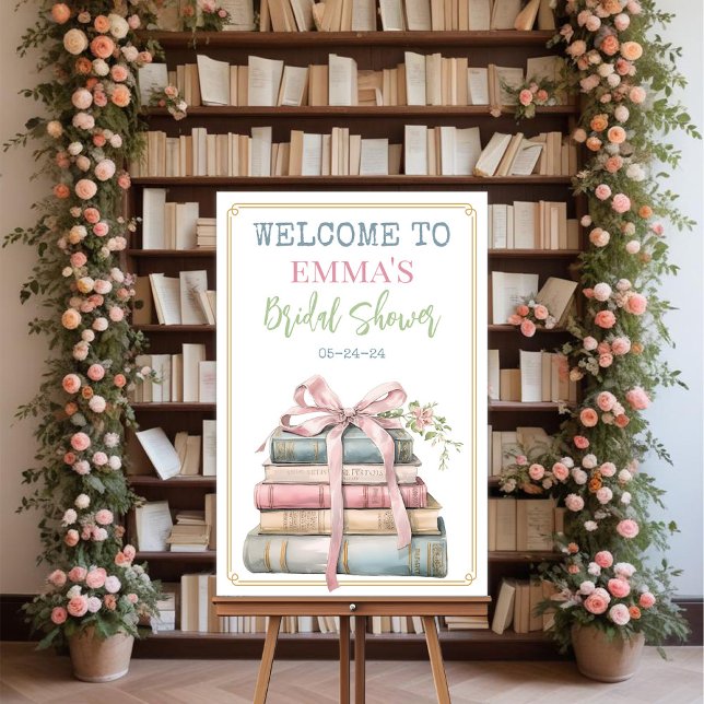 Book Themed Welcome Sign (Creator Uploaded)