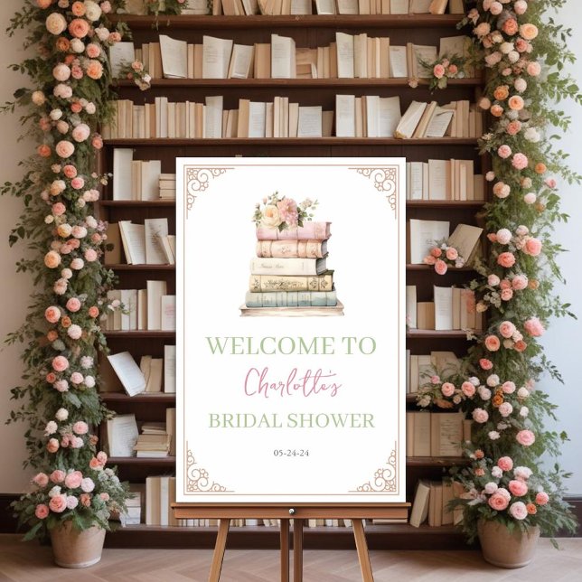 Book Themed Welcome Sign (Creator Uploaded)