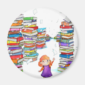 Book Tower Magnet