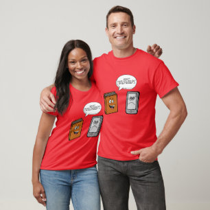 Book vs eBook T-Shirt