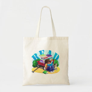 Book Wagon Tote Bag