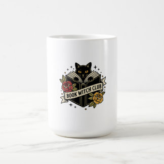 Book Witch Club Cat Logo Coffee Mug