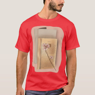 Book with flower growing out T-Shirt