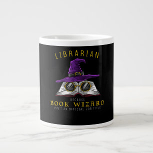 book wizard job title funny librarian sayings large coffee mug
