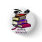 Book Woman Button