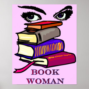 Book Woman Print