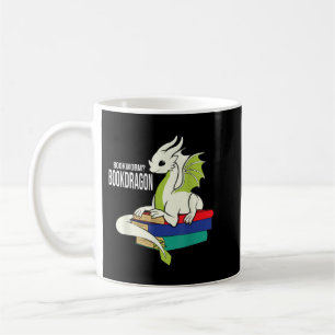 Book Worm Bookworm Dragon Reading Books T-Shirt Co Coffee Mug