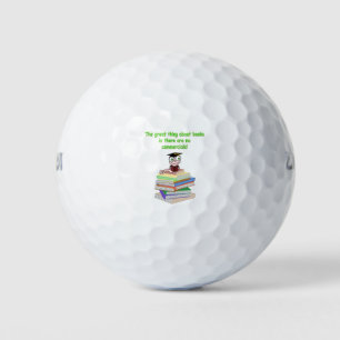 Book Worm Golf Balls