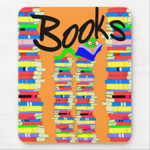 Book Worm Mousepad