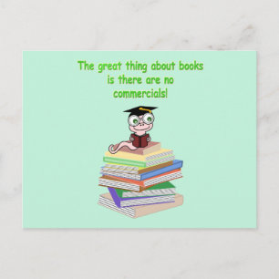 Book Worm Postcard